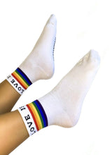 Load image into Gallery viewer, &quot;LOVE IS LOVE&quot; ANKLE SOCKS - SASSY SECONDS
