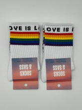 Load image into Gallery viewer, &quot;LOVE IS LOVE&quot; KIDS SOCKS - SASSY SECONDS
