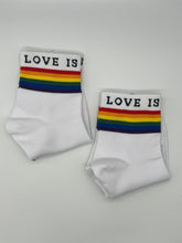 Load image into Gallery viewer, &quot;LOVE IS LOVE&quot; ANKLE SOCKS - SASSY SECONDS
