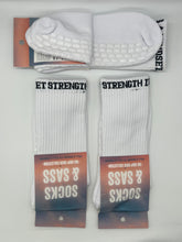 Load image into Gallery viewer, &quot;STRENGTH IS A MINDSET&quot; GRIP SOCKS - SASSY SECONDS
