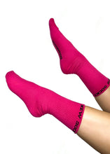 Load image into Gallery viewer, HANDLE EXCLUSIVE #NEWJOBNEWSOCKS PINK
